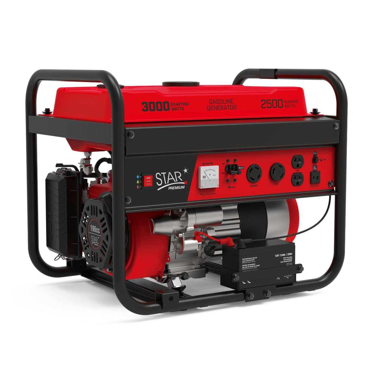 STAR Generator 2500W STP2500EI Premium Red Electric