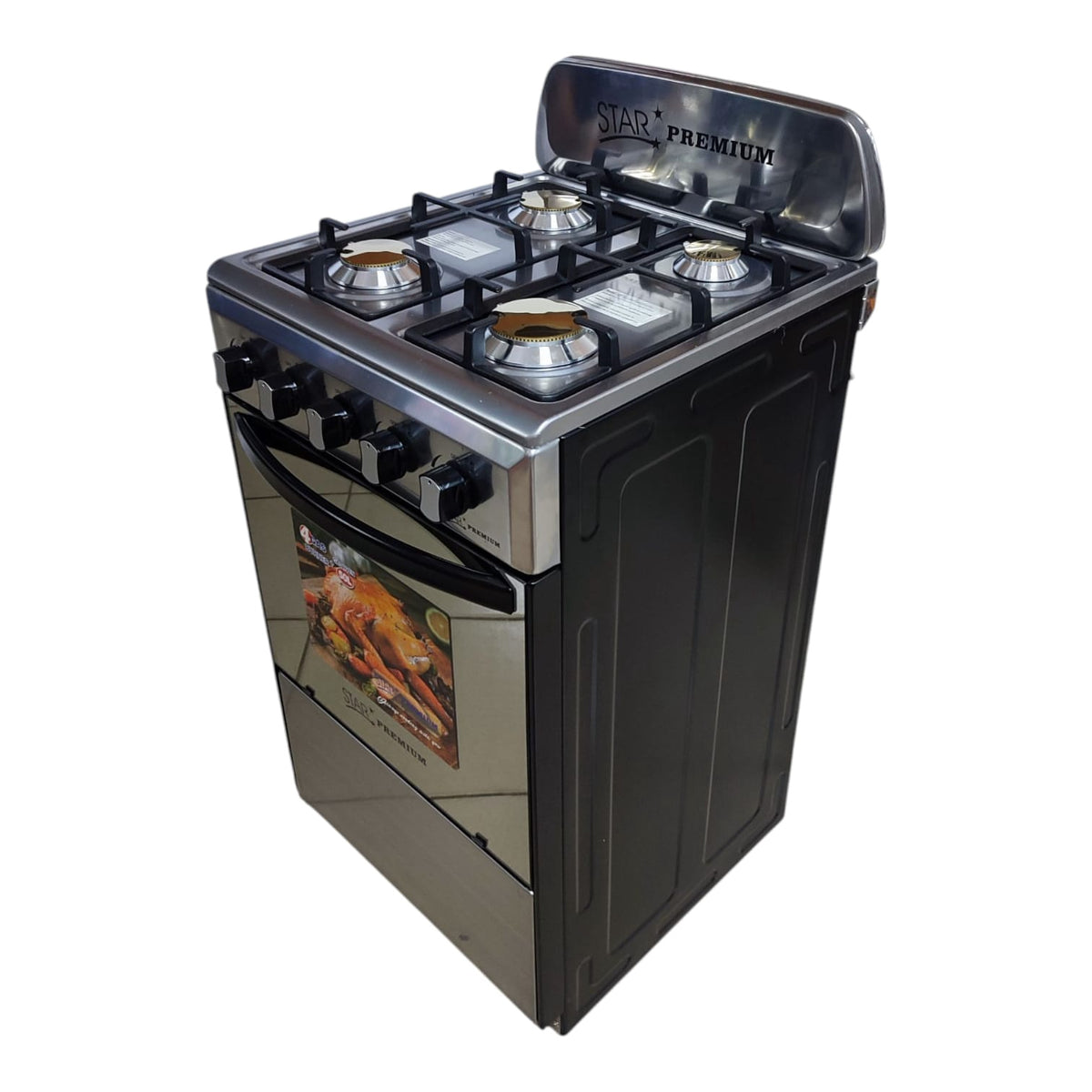 STAR Stove 4 Burner 20" SKB-20SS Stainless Steel Heavy