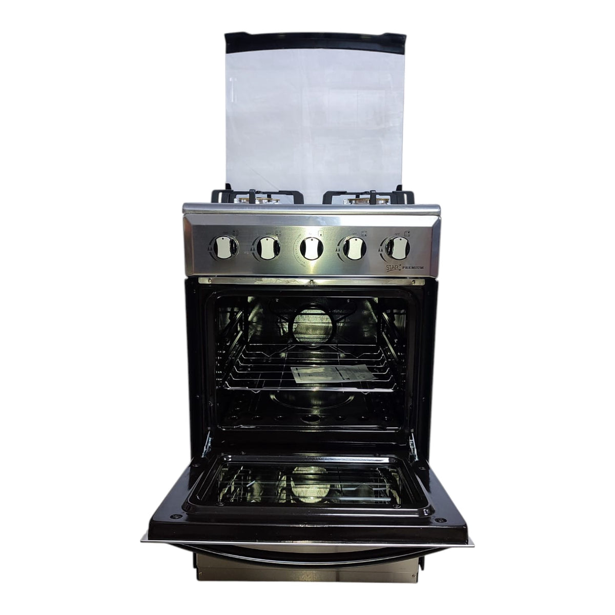 STAR Stove 4 Burner 20" SKG-20SS Stainless Steel Heavy Glass Top