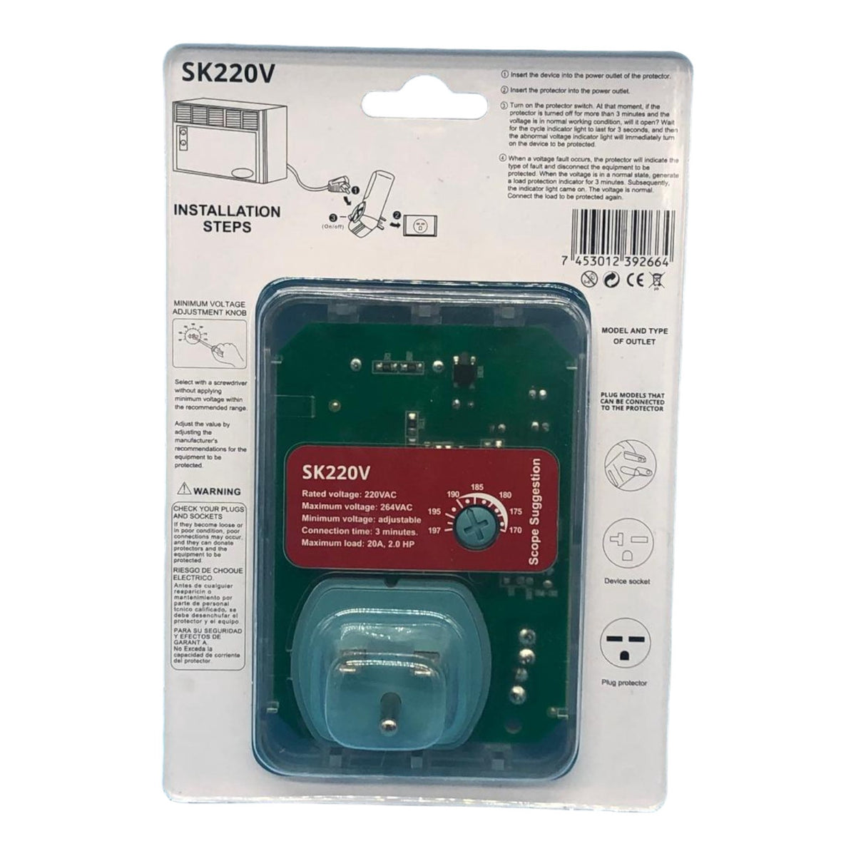 STAR Protector Voltage SK220V 20A 220V