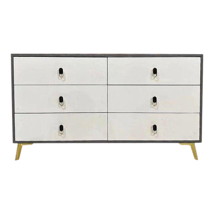 Cupboard Storage Cabinet D16 6 Drawers Vanity White