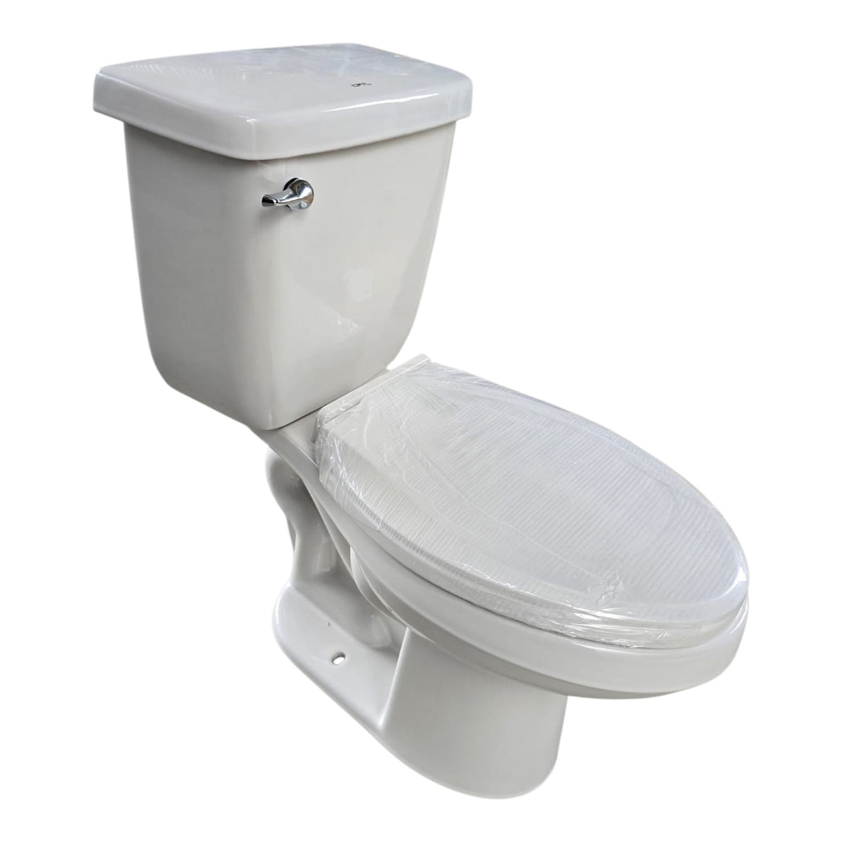 CPTL Toilet Set S Trap Elongated Closed Coupled White Lever Flush GNT-H680LF