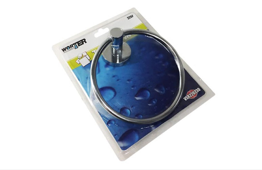 KIOTTO Towel Ring Chrome VSR220230