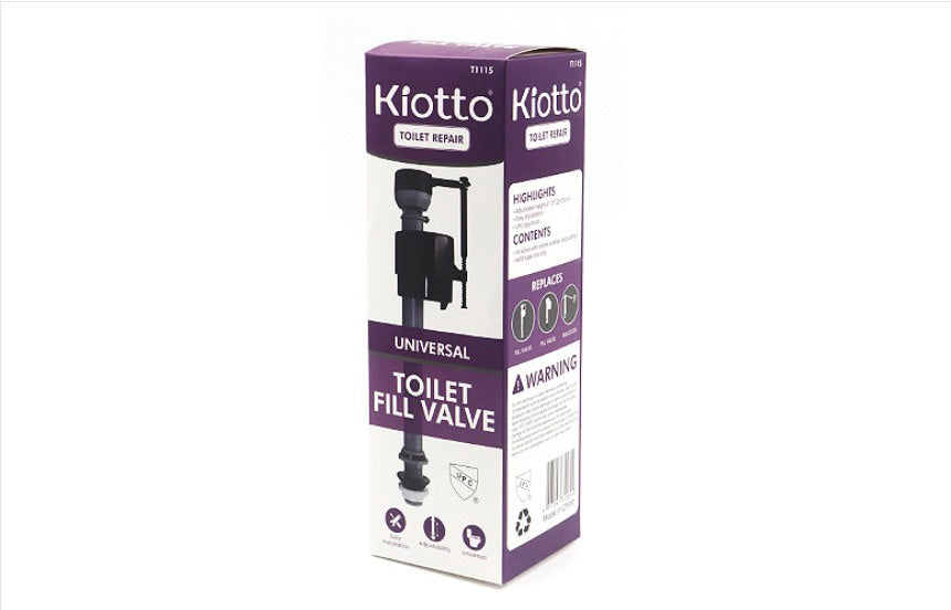 KIOTTO Toilet Tank Fill Valve Universal T1115