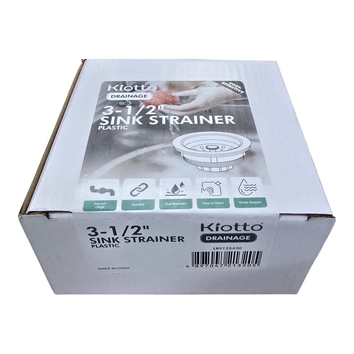 KIOTTO Sink Waste 3 1/2" Plastic LB9125430
