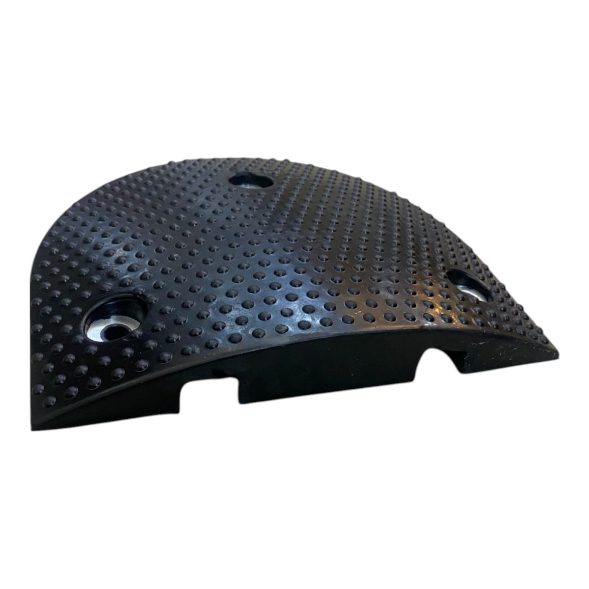 WOTECT Speed Bump End Cap 1PC Rubber Black 10" X 12" X 1 3/4" HSJ-SBR2530-EC Sold Each