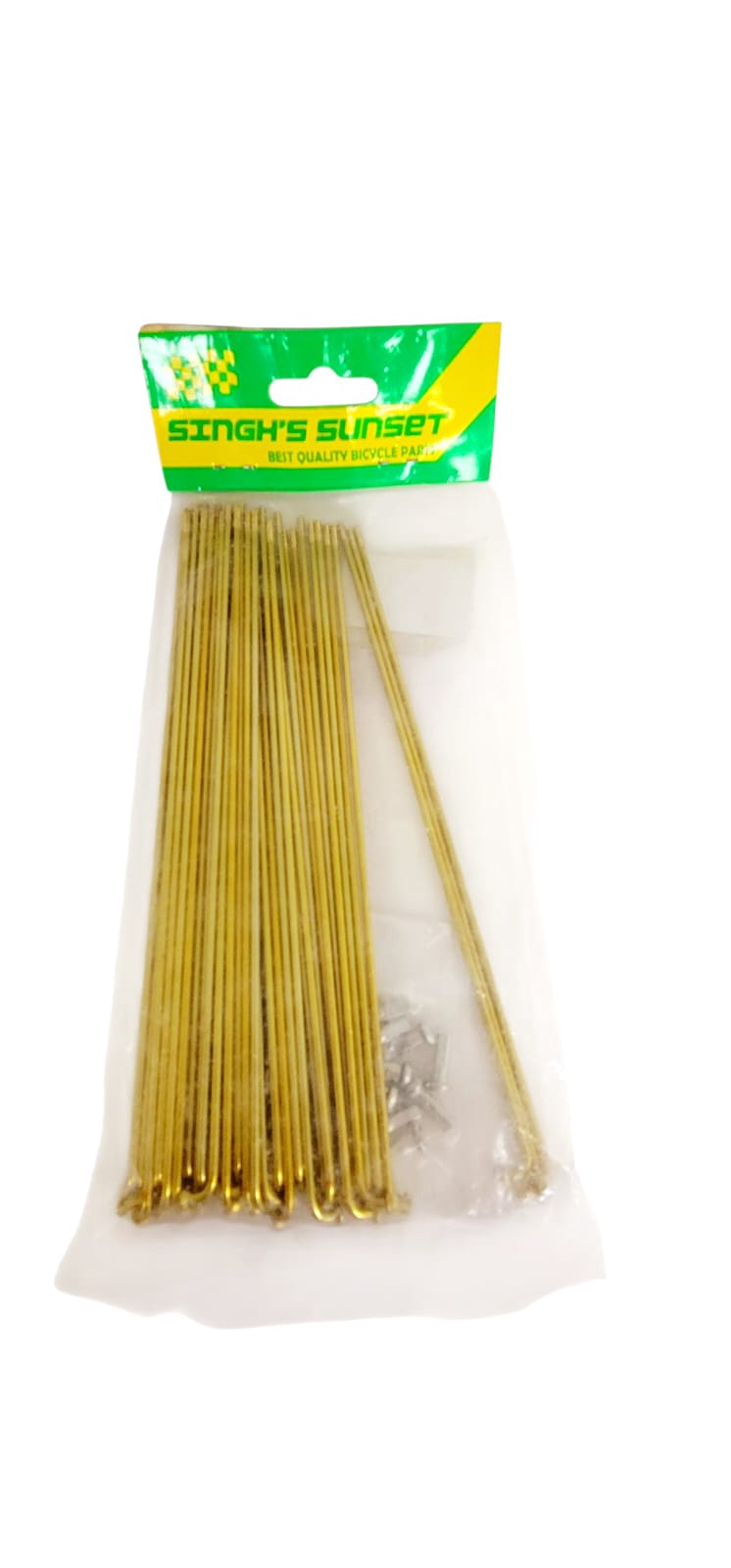 SINGH'S SUNSET Bicycle Spokes 7" Coloured 36PCS Pack 178MM