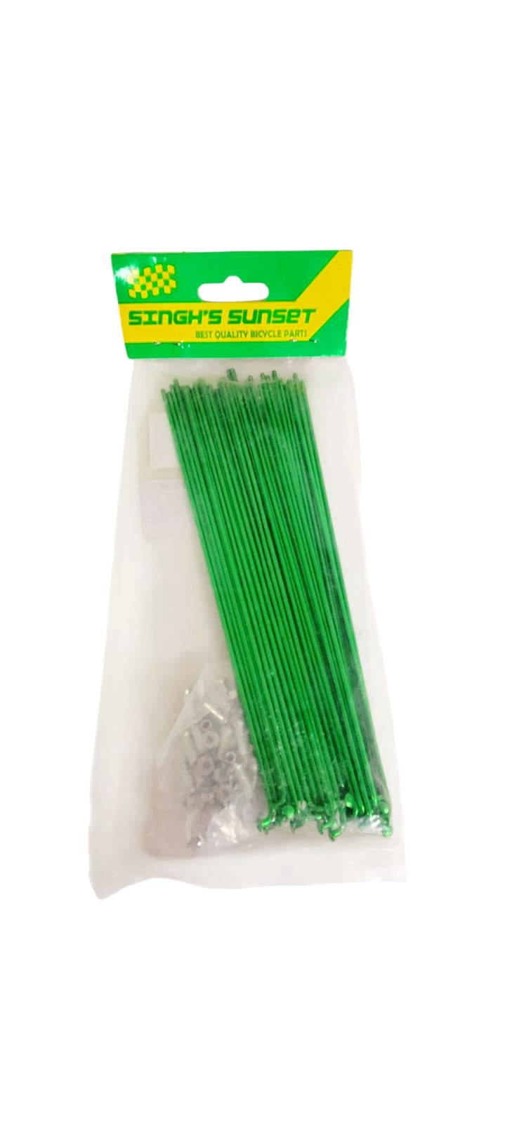 SINGH'S SUNSET Bicycle Spokes 7" Coloured 36PCS Pack 178MM