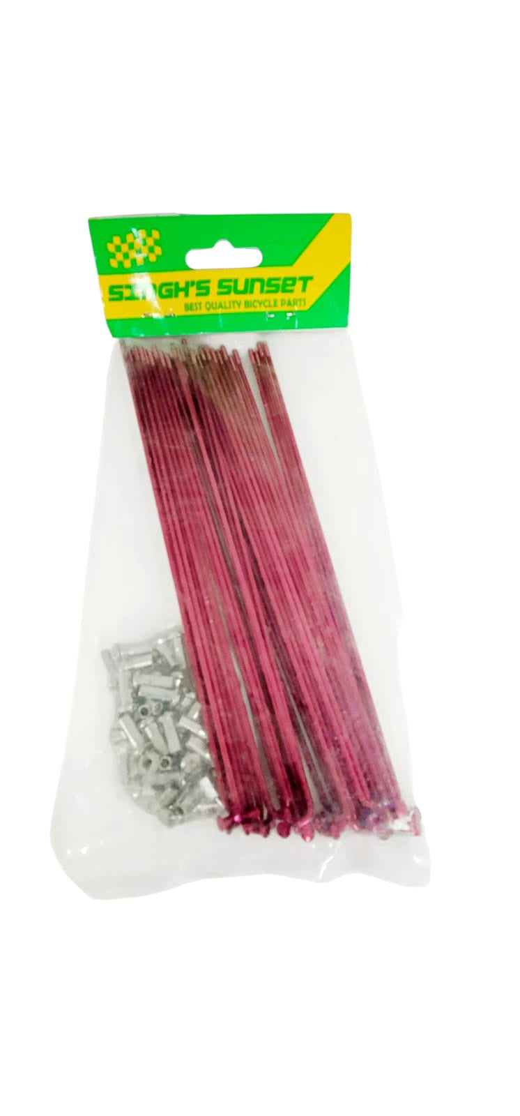 SINGH'S SUNSET Bicycle Spokes 9.5" Coloured 36PCS Pack 248MM