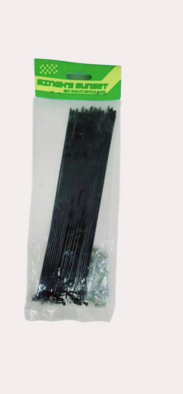 SINGH'S SUNSET Bicycle Spokes 10" Coloured 36PCS Pack 263MM