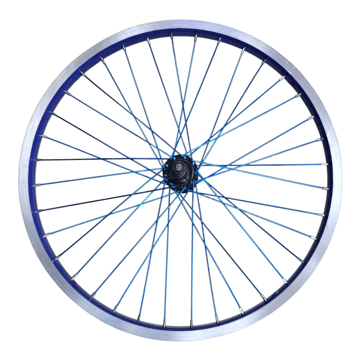 SINGH'S SUNSET Bicycle Wheel 20" Rear Flat Rim Alloy with Spokes Complete Colored