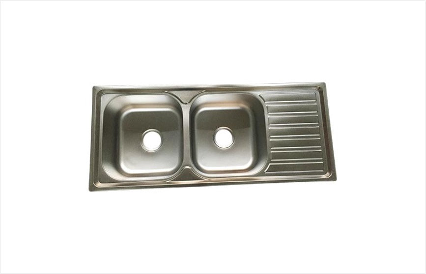 KALIMBA Sink D/BOWL S/DRAIN 21G 1050X450X200MM GKS-DBSD10545 with Waste