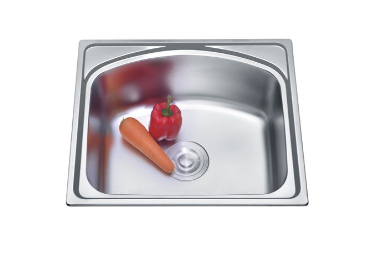 KALIMBA Sink Single Bowl 22G 19-7/16"X17"X 8" GKS-LS5043 No Waste