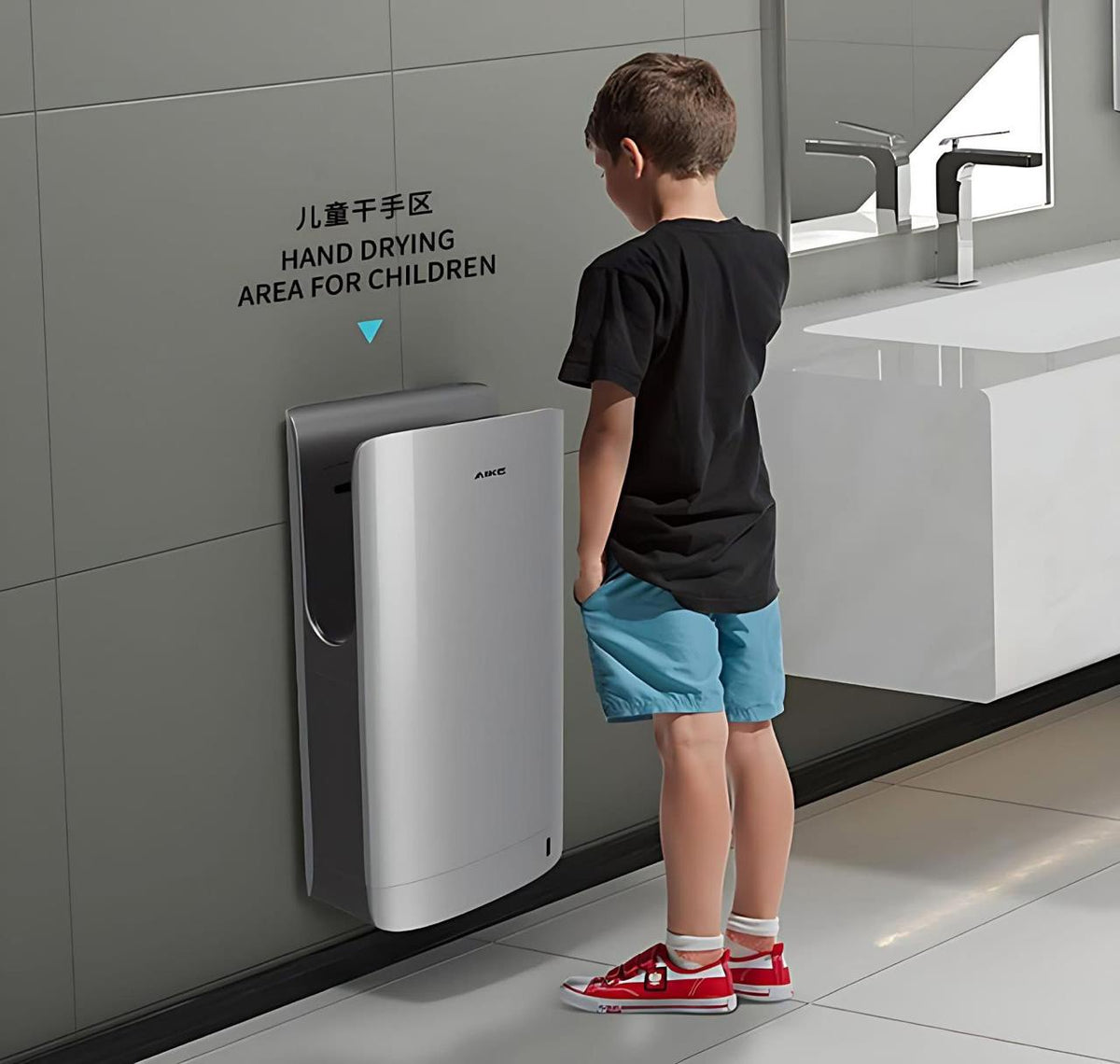 Hand Dryer Large Aike AK2005H 1850W 110V 60HZ