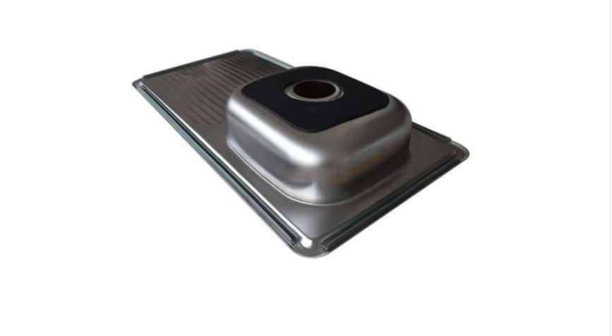 KALIMBA Sink S/BOWL S/DRAIN 22G 1000X500X150MM GKS-TYKM100R No Waste