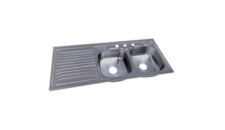 KALIMBA Sink D/BOWL S/DRAIN 22G 1200X500X170MM GKS-TYKX120R No Waste