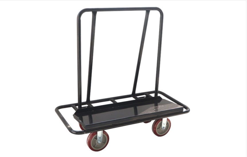 DEVOX Plasterboard Trolley Cart Black 8" Wheels Load 1350KG GFN-TC0950-B