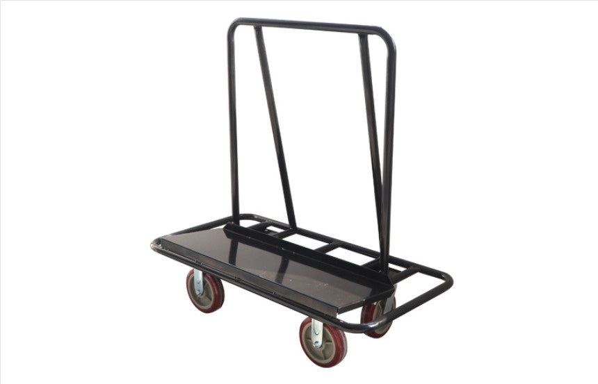 DEVOX Plasterboard Trolley Cart Black 8" Wheels Load 1350KG GFN-TC0950-B