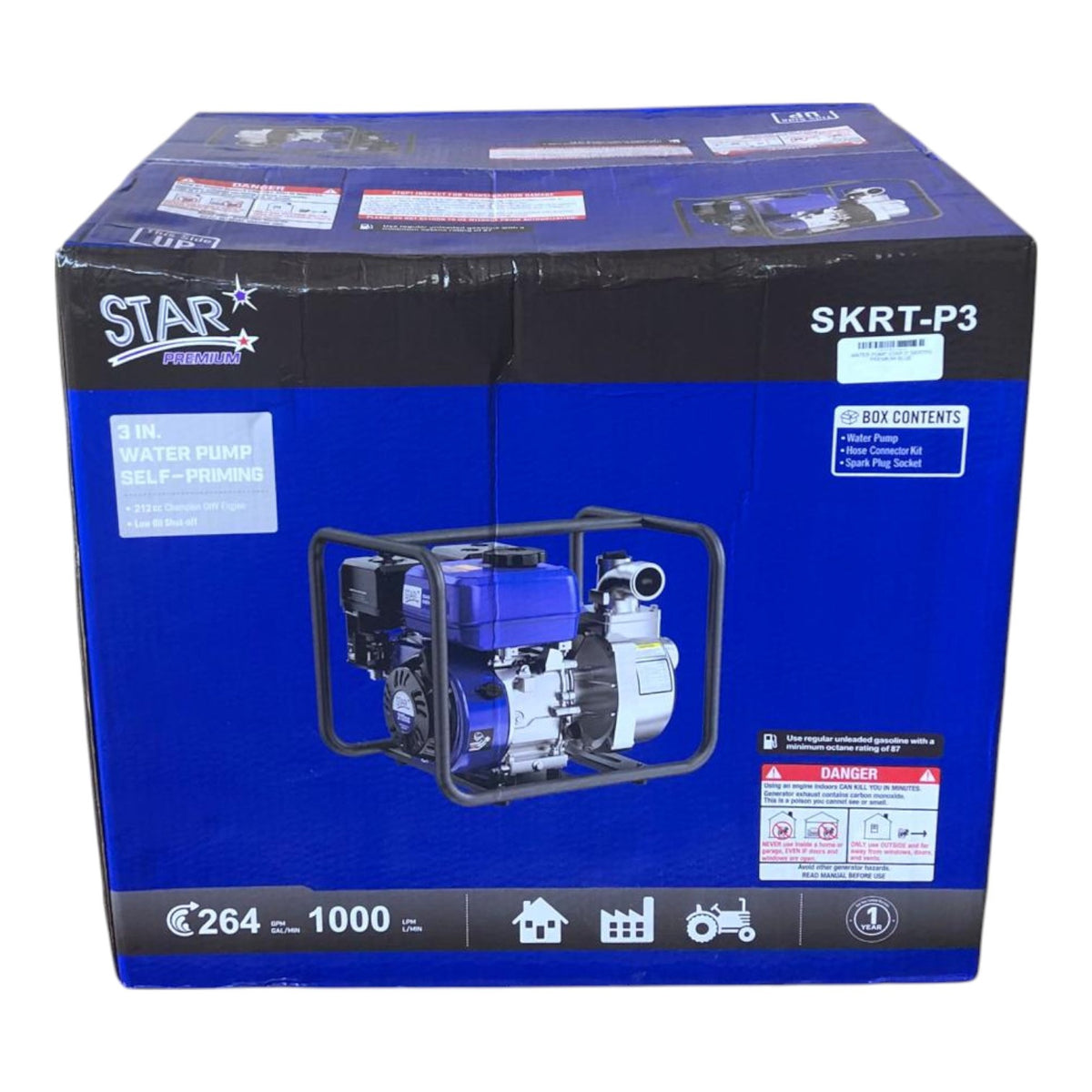 STAR Water Pump 3" SKRTP3 Premium Blue