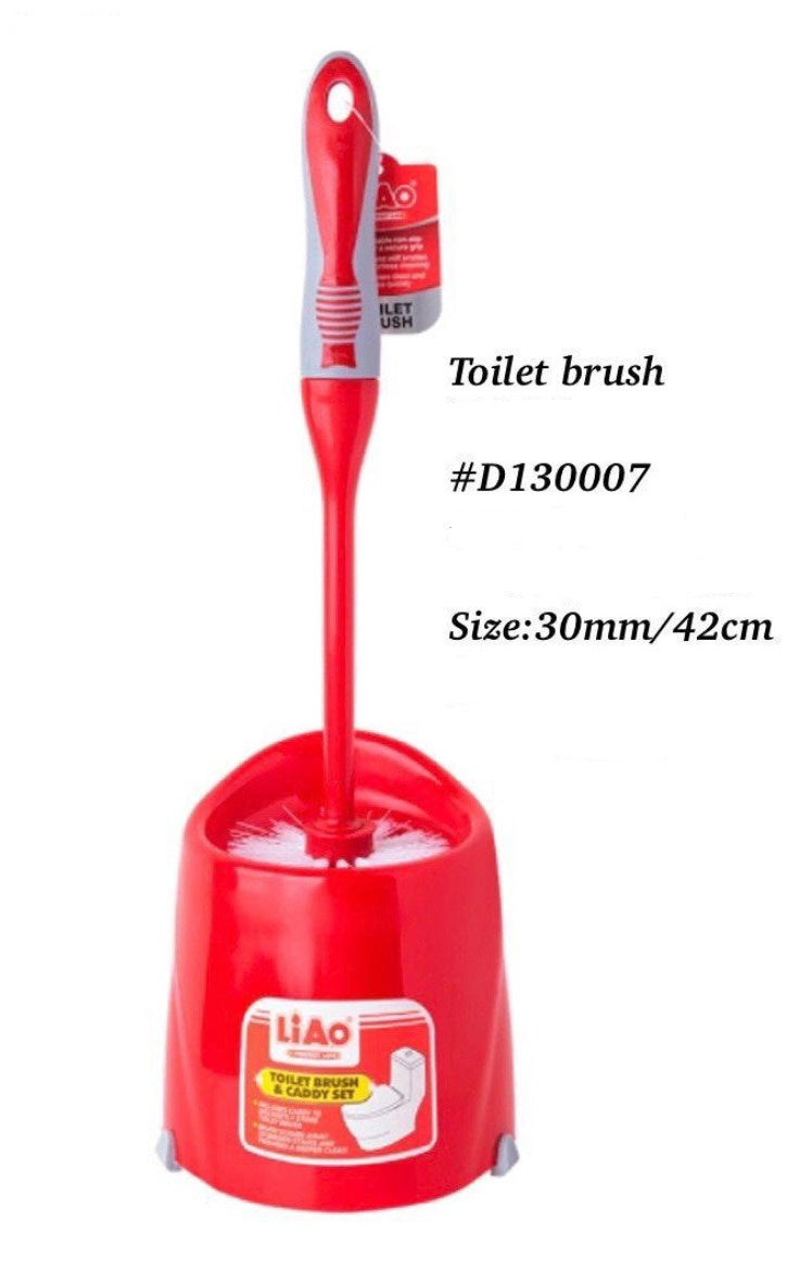 LIAO Toilet Brush & Caddy Set Round D130007