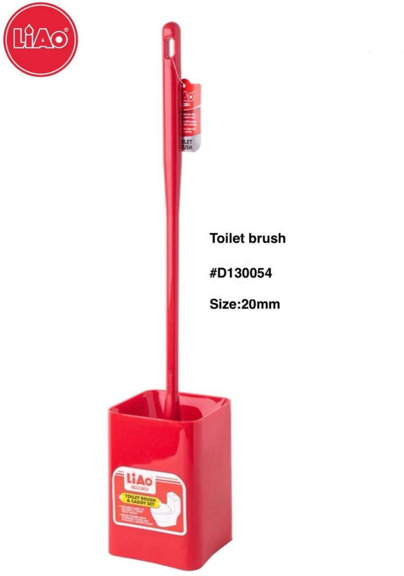 LIAO Toilet Brush & Caddy Set Square D130054
