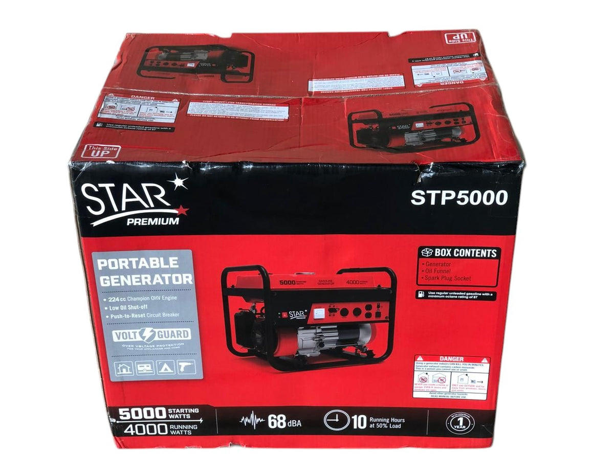 STAR Generator 5000W STP5000 Premium Red Pull