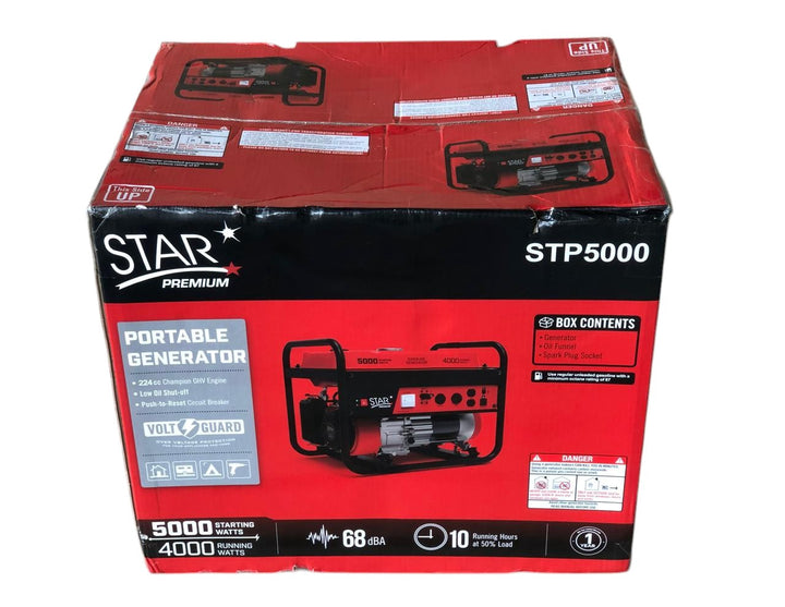 STAR Generator 5000W STP5000 Premium Red Pull