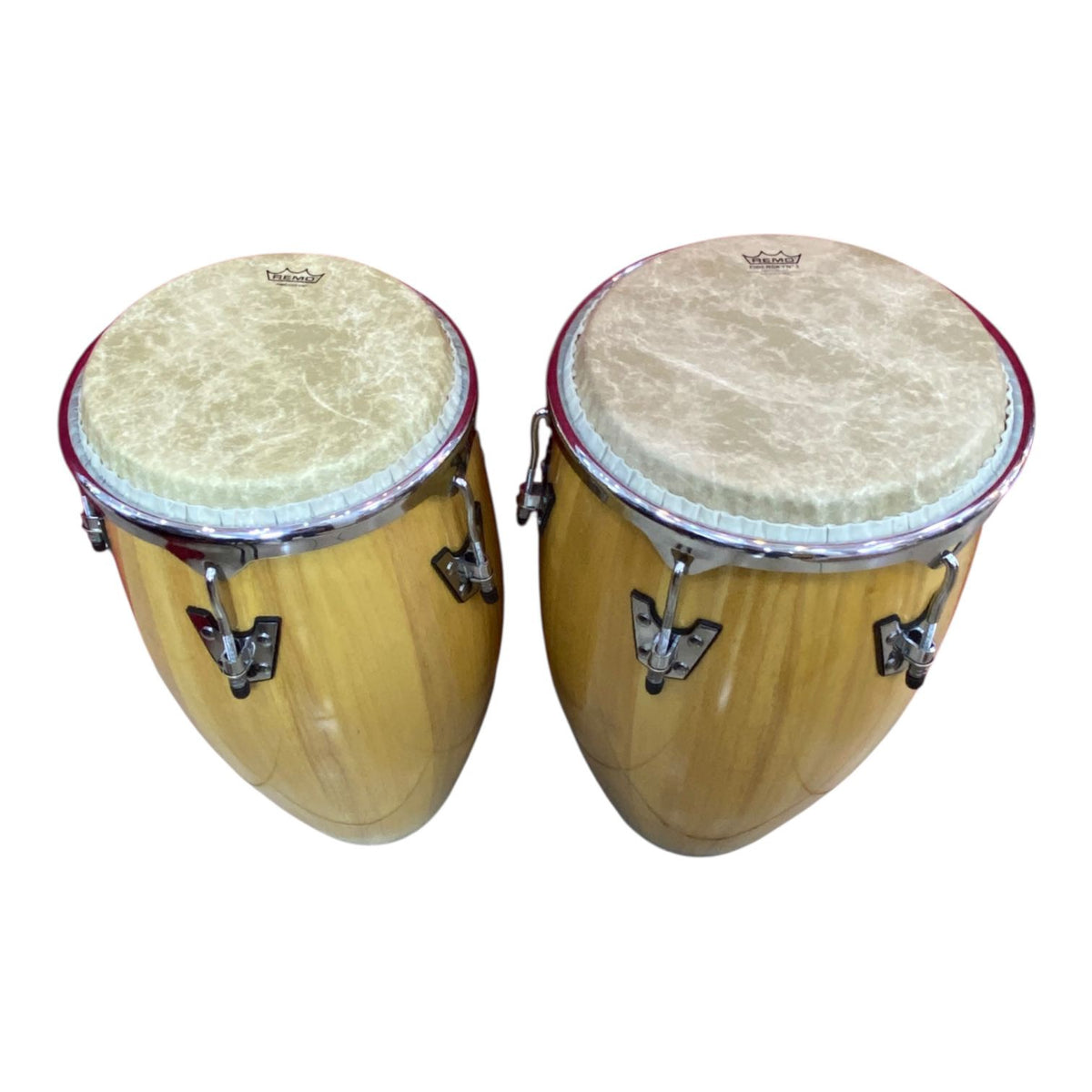 Drum Conga Set Bp 11" + 12.5" with Remo Head and Stands N 4702 Pro