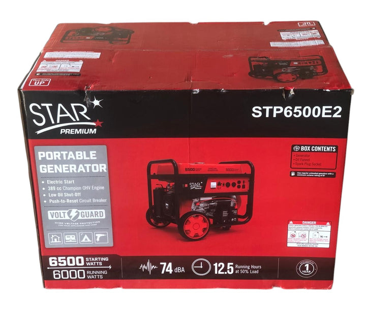STAR Generator 6500W STP6500E2 Premium Red Electric