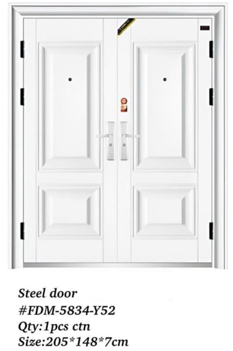 Door Metal Double White FDM-5834-Y52 205X148X7CM