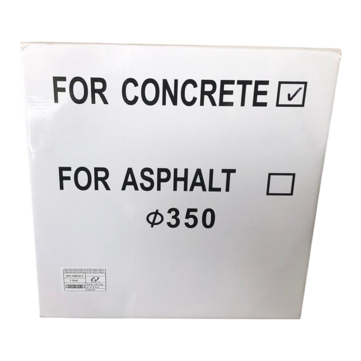 Disc 14" Concrete Cutting Diamond Saw GFC-CNQ16-2 350MM