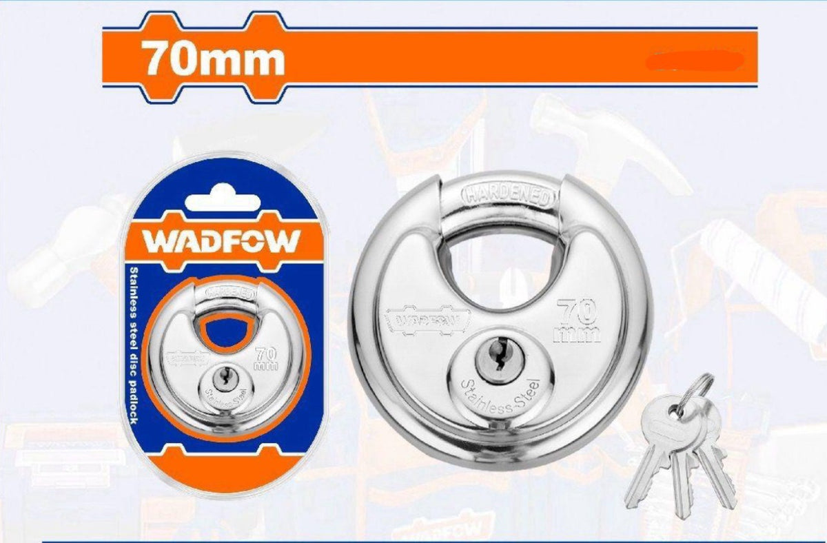 WADFOW Padlock 70MM Steel Disc WPDD470