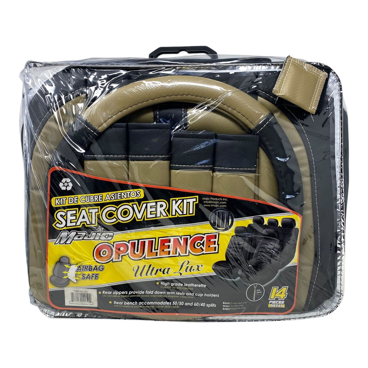 MAJIC Car Seat Cover Universal 959 14PCS Opulence