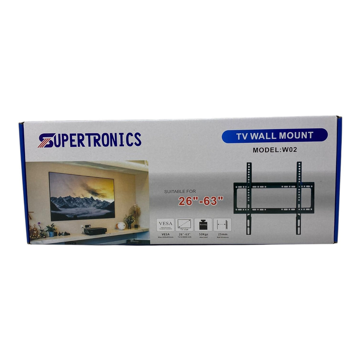 SUPERTRONICS TV Wall Bracket 26"-63" W02 TV Wall Mount