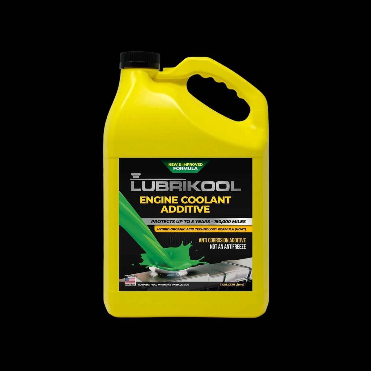 Coolant Engine Lubrikool Green Yellow Bottle 1 Gal