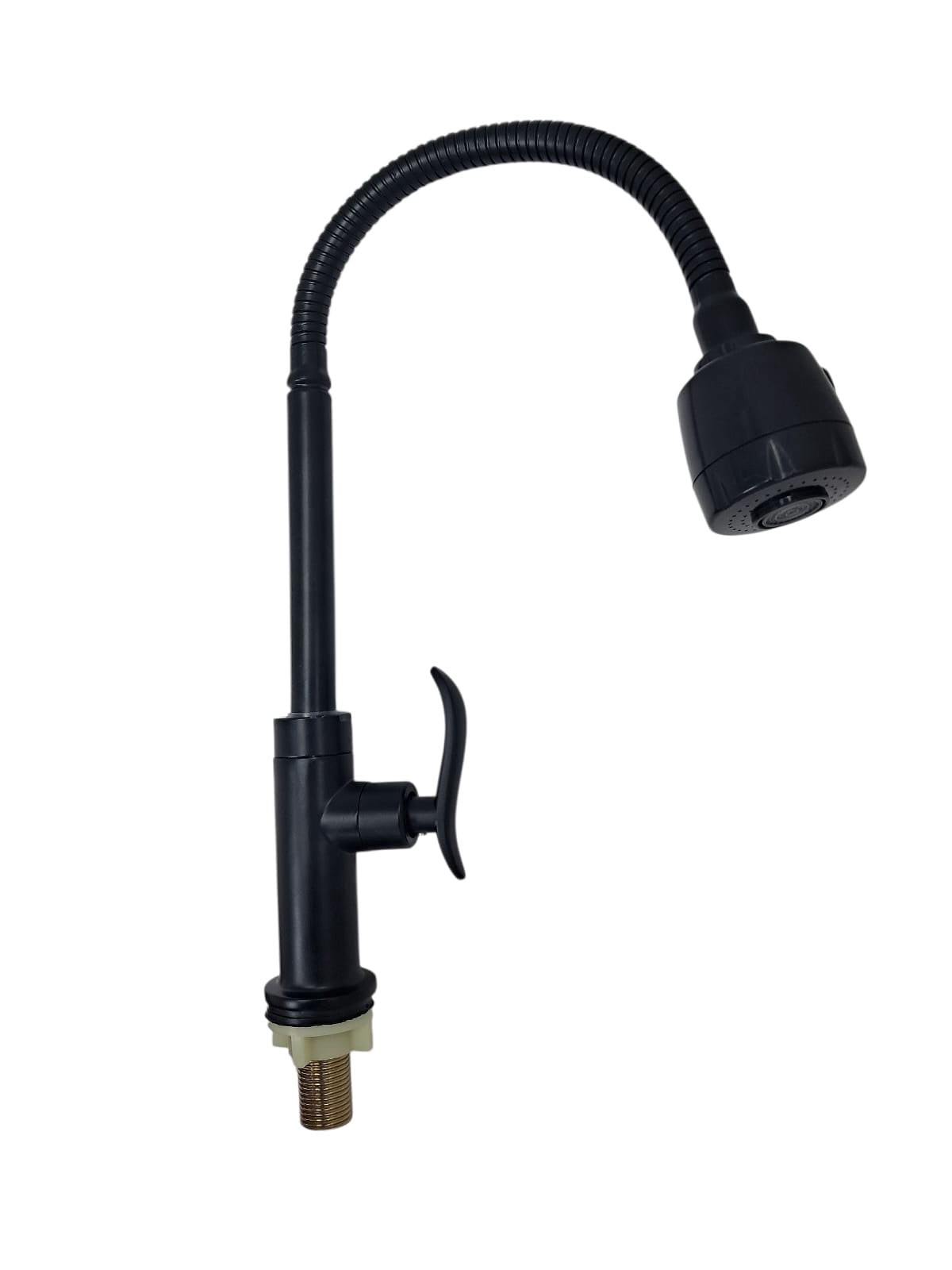 Goose Neck 1/2" Long Flex Lever Heavy Black