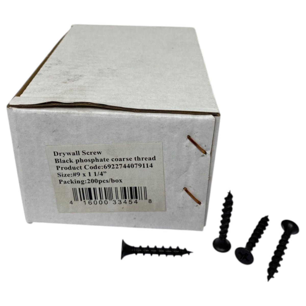 Screw Drywall 9 X 1 1/4" 200PCS Box 6922744079114 Coarse Thread