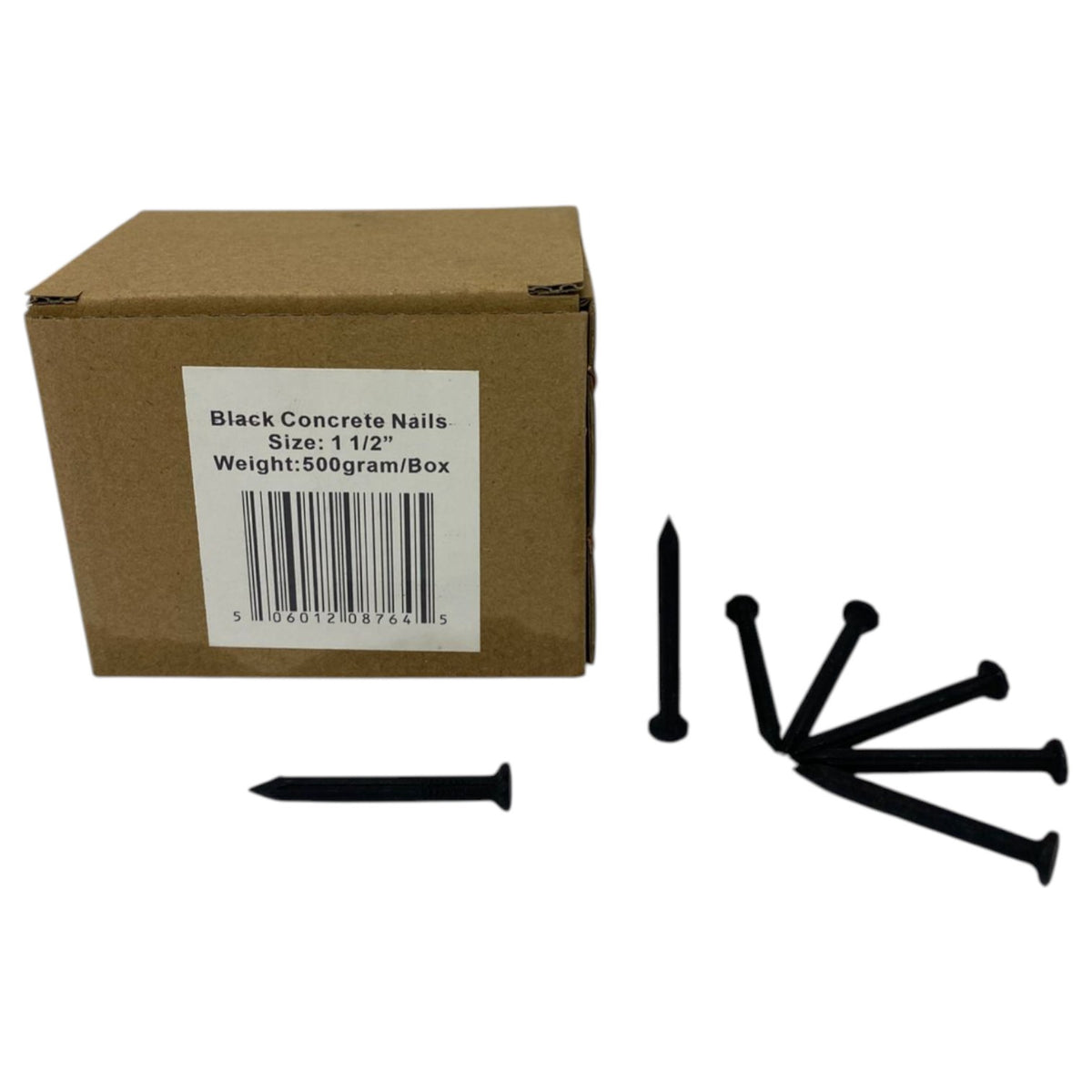 Nail 1 1/2" Concrete Black 500GRAMS Box