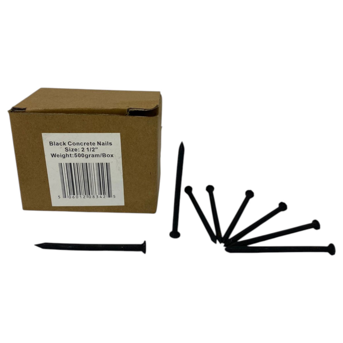 Nail 2 1/2" Concrete Black 500GRAMS Box