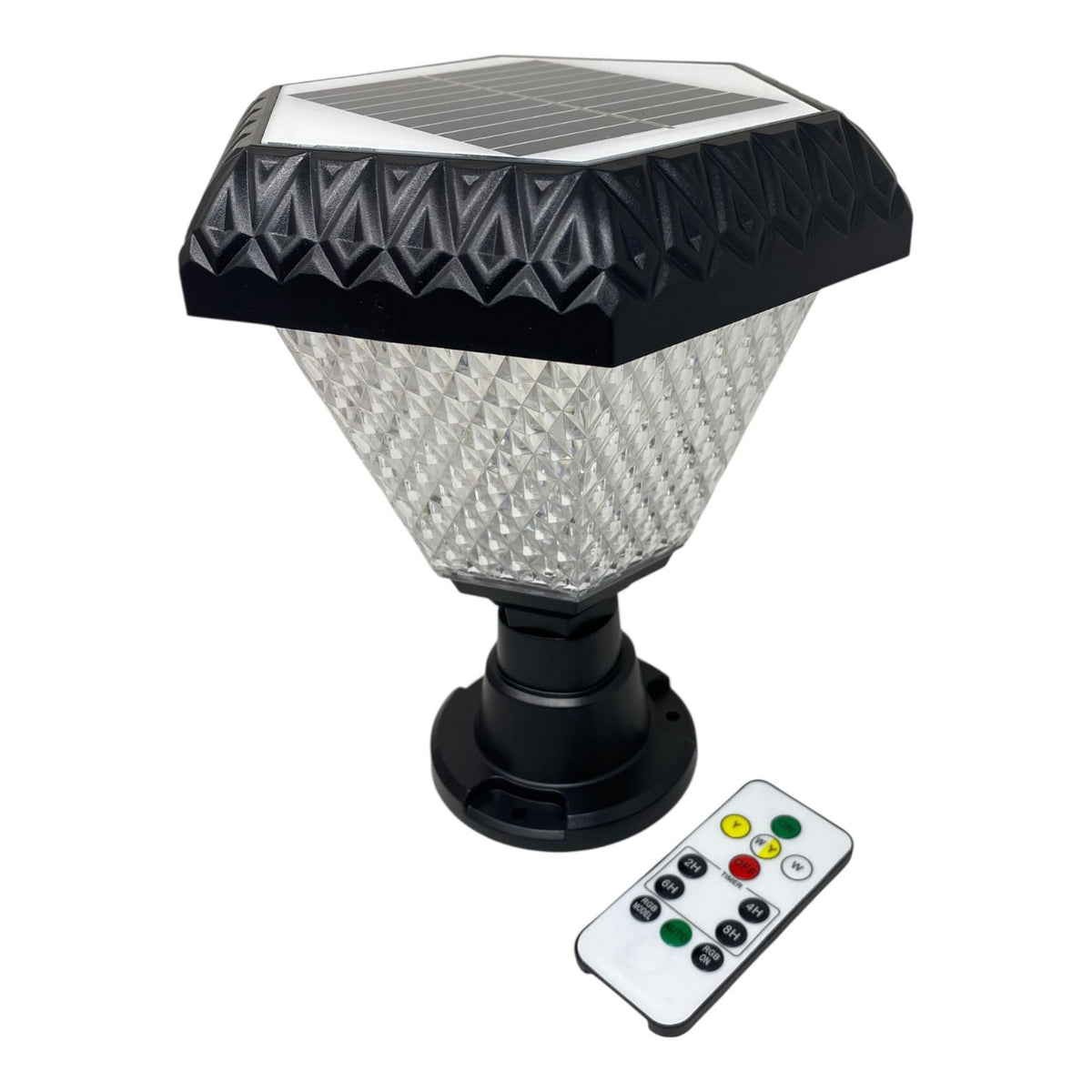 JFNV Solar Lamp LED Post Top Garden Lights J.f.n.v Hexagon Tricolor