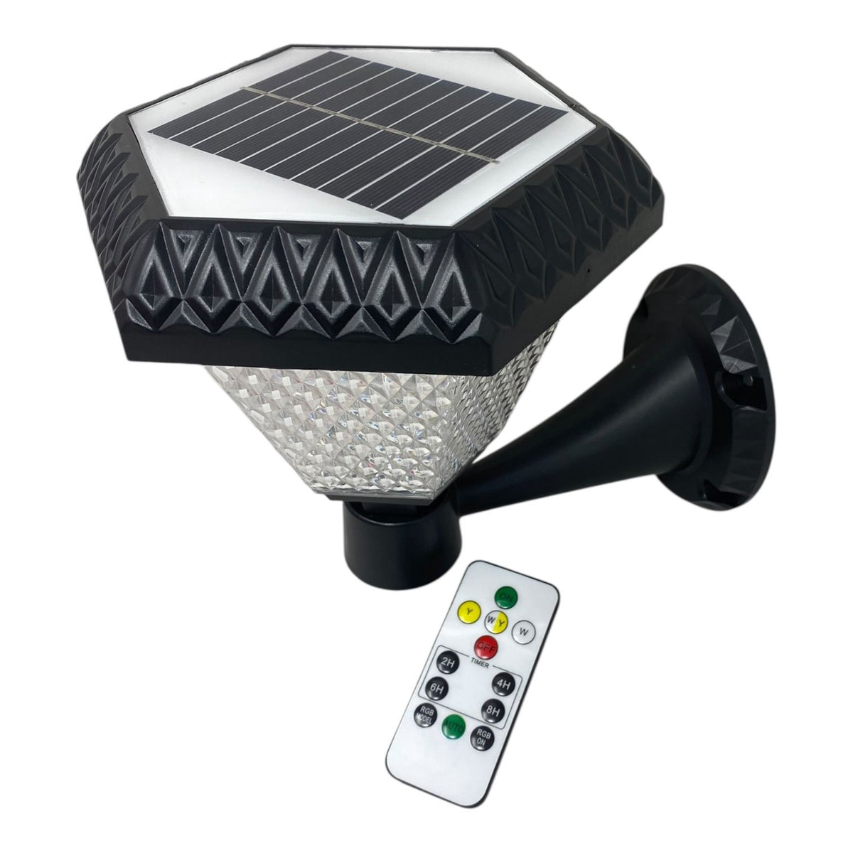 JFNV Solar Lamp LED Wall Garden Lights J.f.n.v Hexagon Tricolor