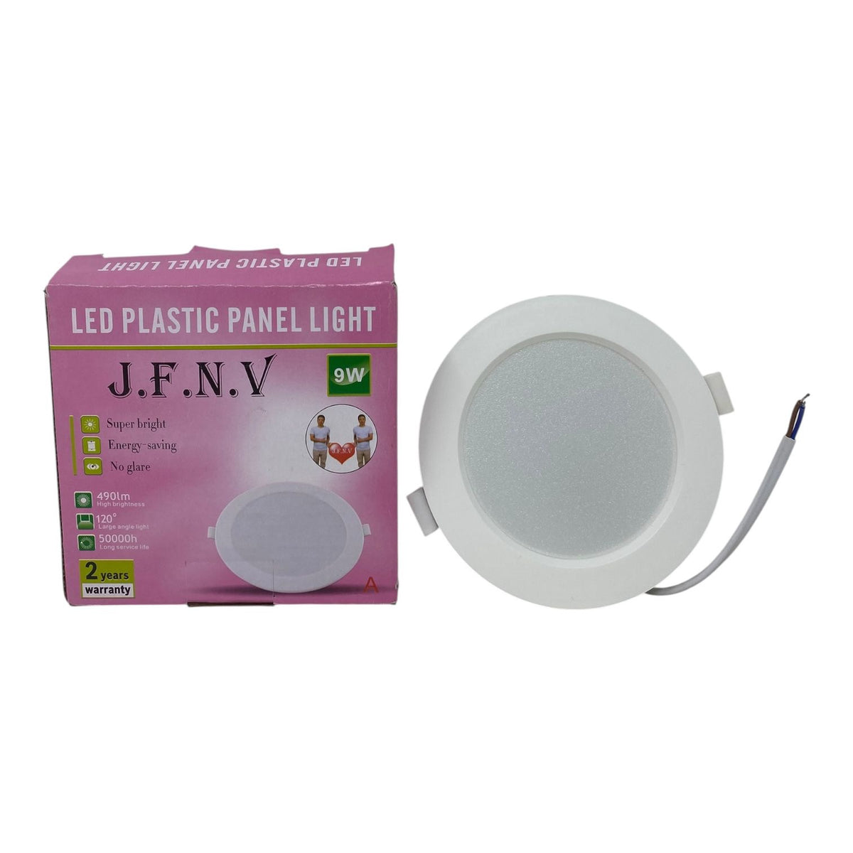 Light LED Panel 9W J.f.n.v Round White 6500K 85-265V Built IN Ballast