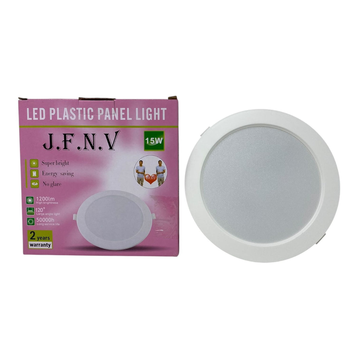 Light LED Panel 15W J.f.n.v Round White 6500K 85-265V Built IN Ballast