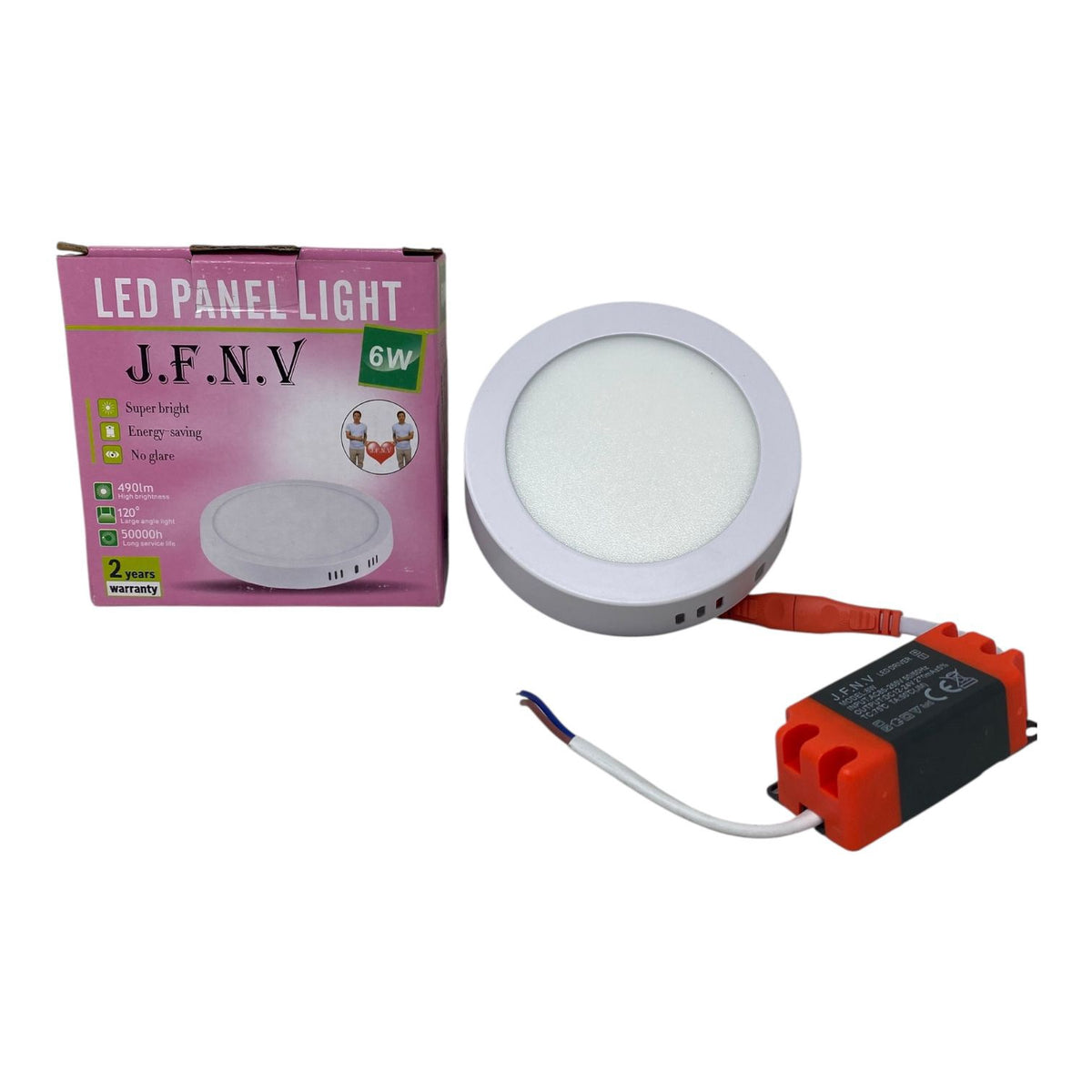 Light LED Panel 6W J.f.n.v Round White Surface 3CCT Three Color 85-265V