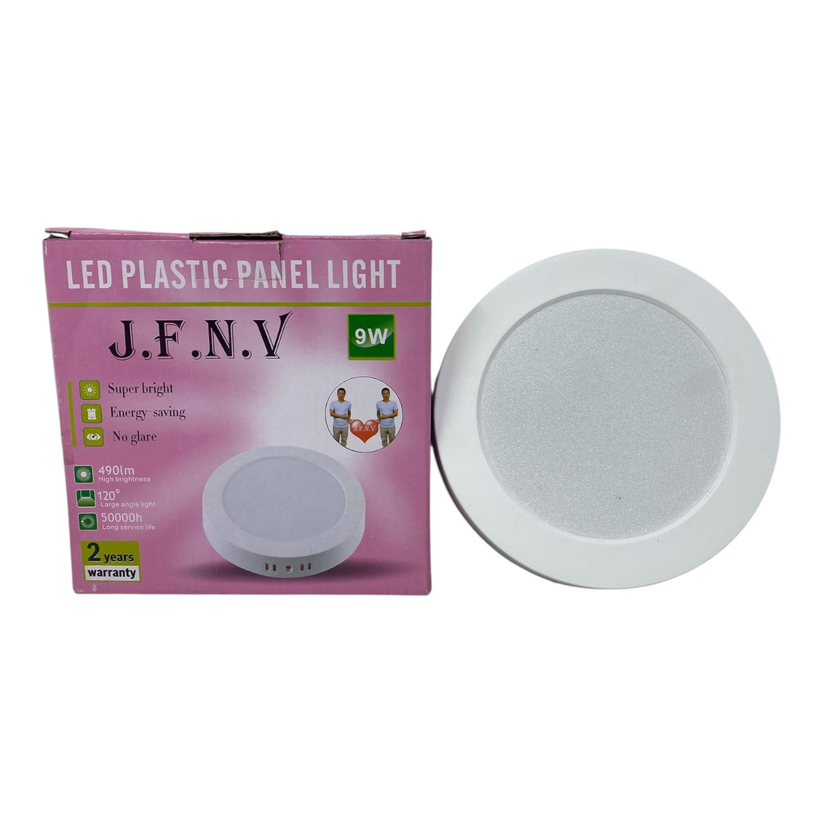 Light LED Panel 9W J.f.n.v Round White Surface 6500K 85-265V