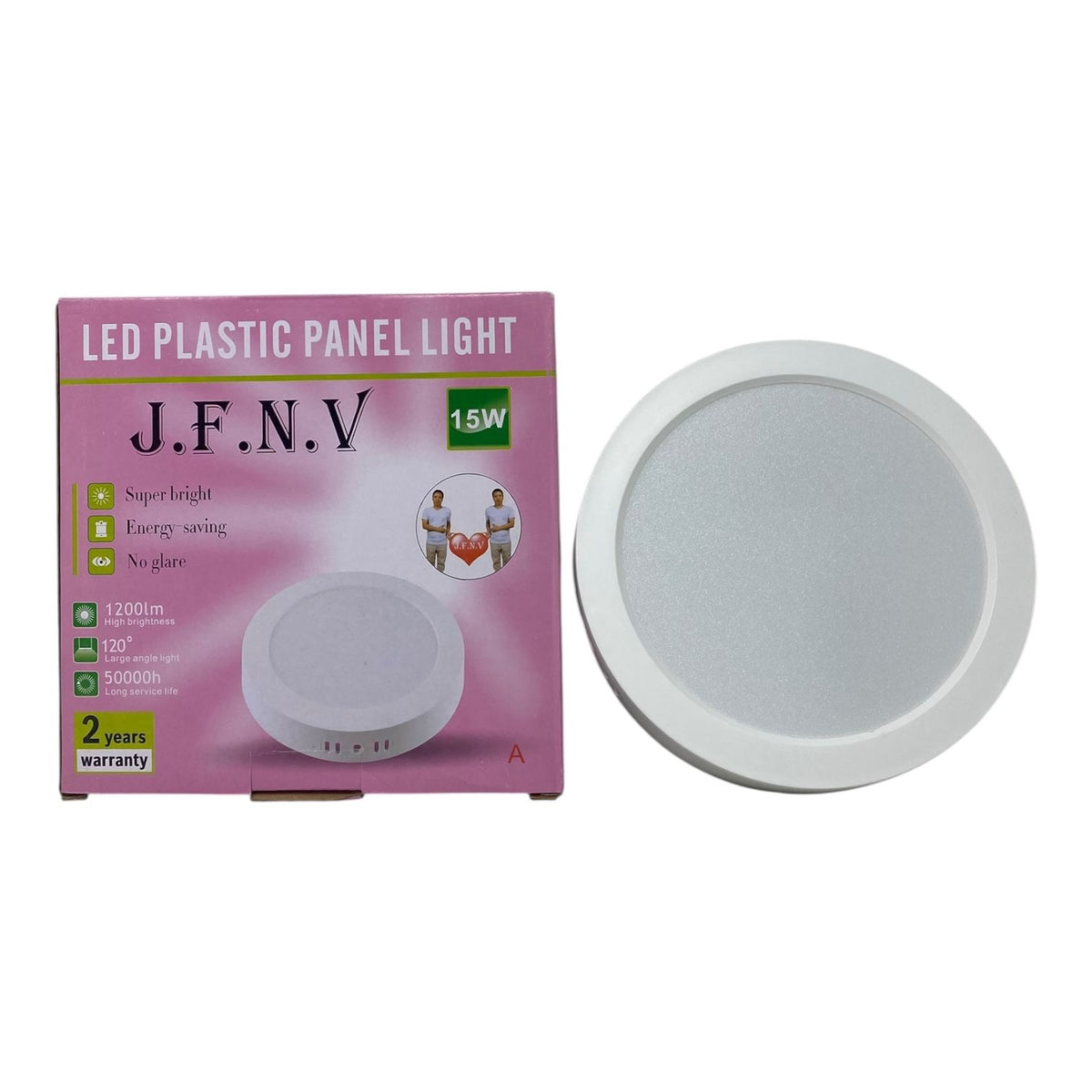 Light LED Panel 15W J.f.n.v Round White Surface 6500K 85-265V