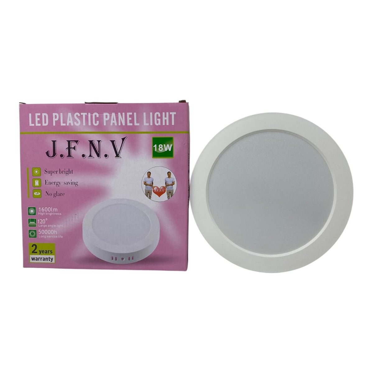 Light LED Panel 18W J.f.n.v Round White Surface 6500K 85-265V