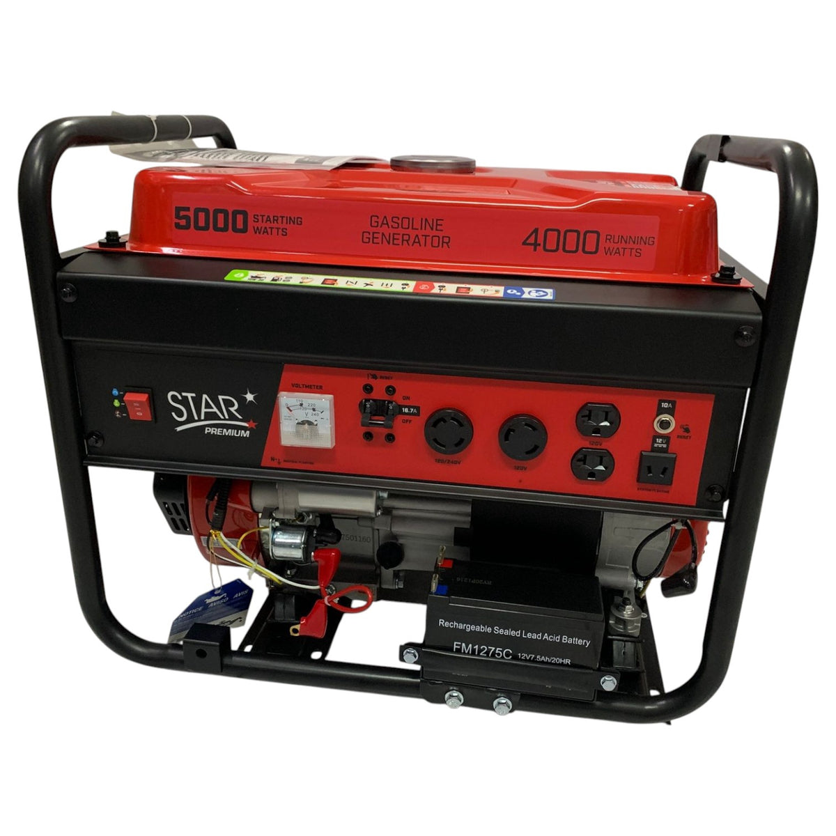 STAR Generator 5000W STP5000EI Premium Red Electric