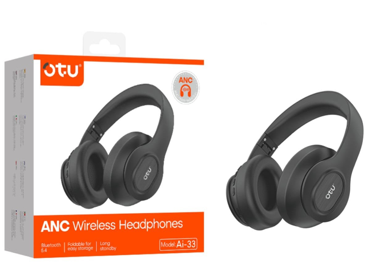 OTU Headphones AI-33 Anc Wireless Headset V5.4 Bluetooth