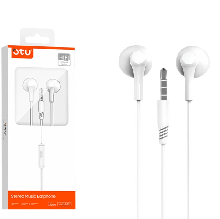 OTU Headphones & Mic HJ-01 Wired Headset Hifi IN-EAR